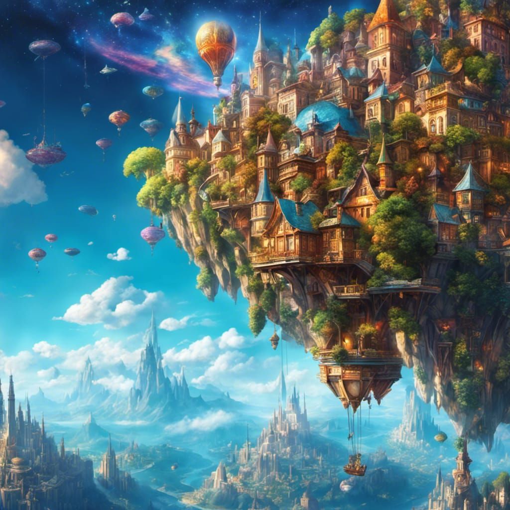 Magical Cloud Cities Suspended High Above the World