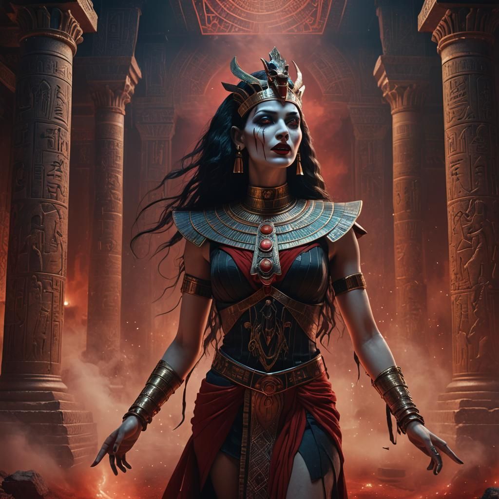 Akasha & Amel's demonic fusion (Anne Rice's Queen of the Dam...