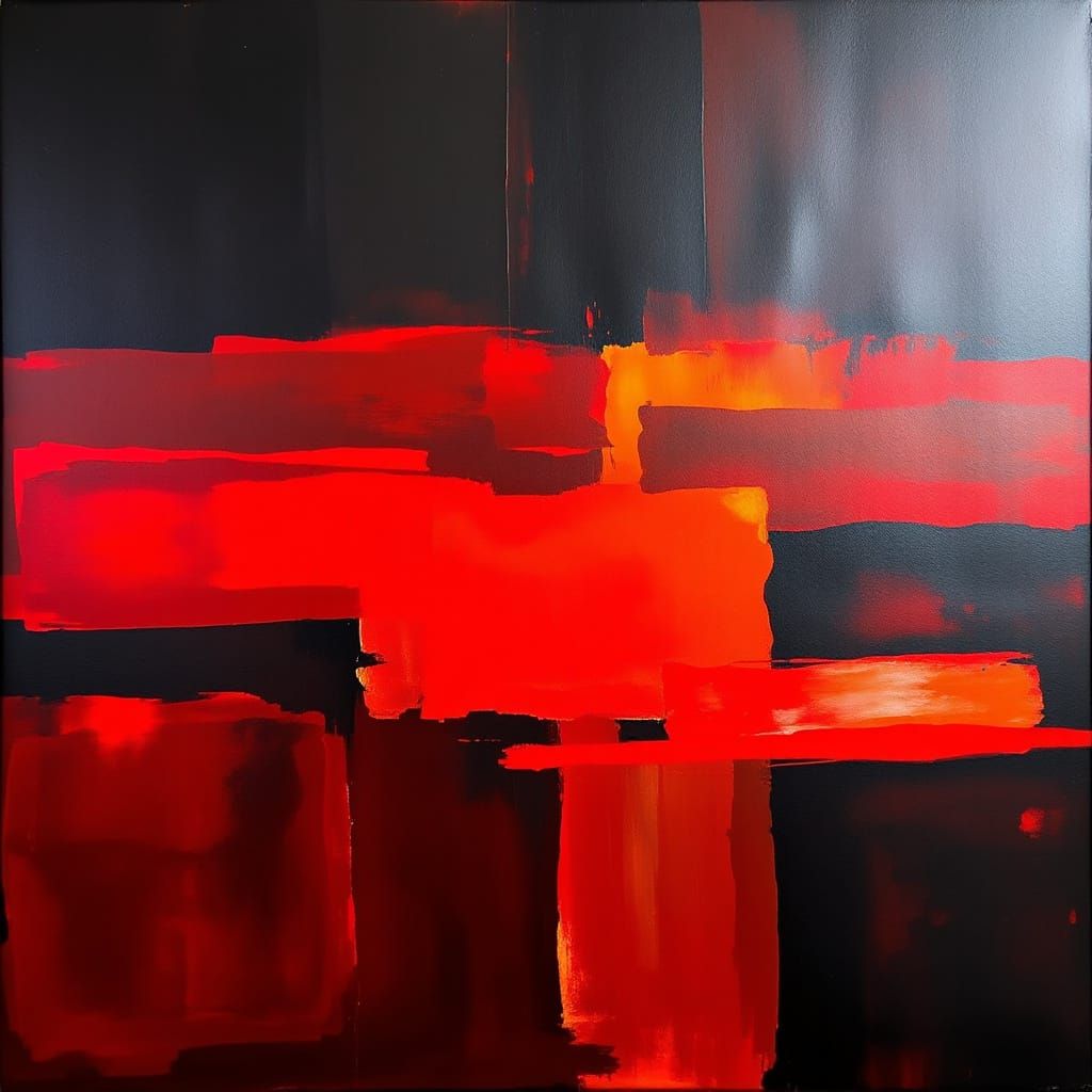 Abstract Expressionist Color Fields Evoke Justice and Change