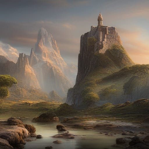 Viking Warrior Healed by Norse Gods in Temple