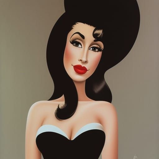 Amy Winehouse as Tex Avery Cartoon Character