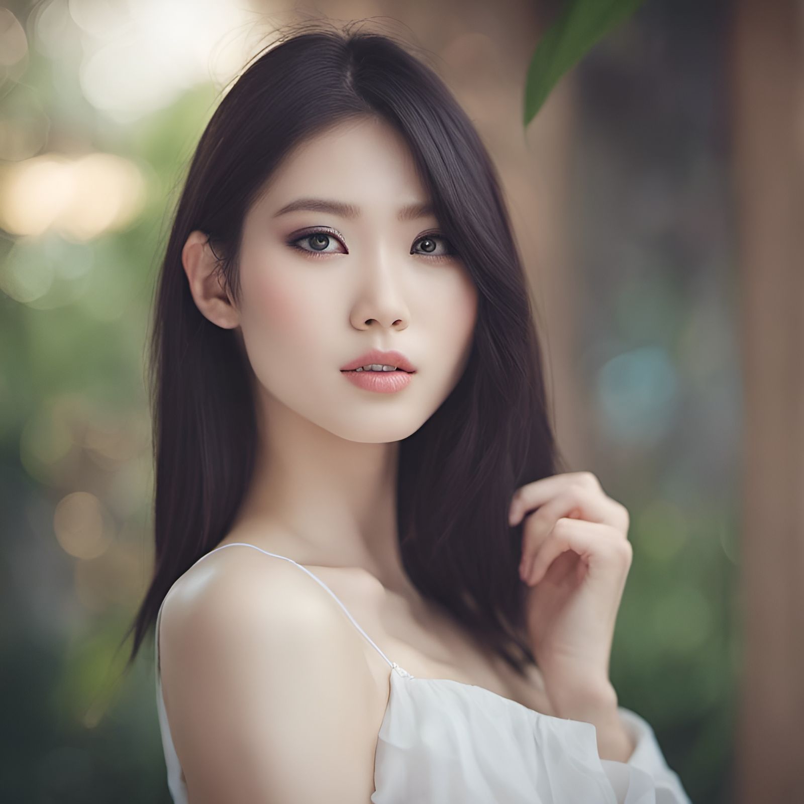Vietnamese Model with Pale Skin in Professional Photo