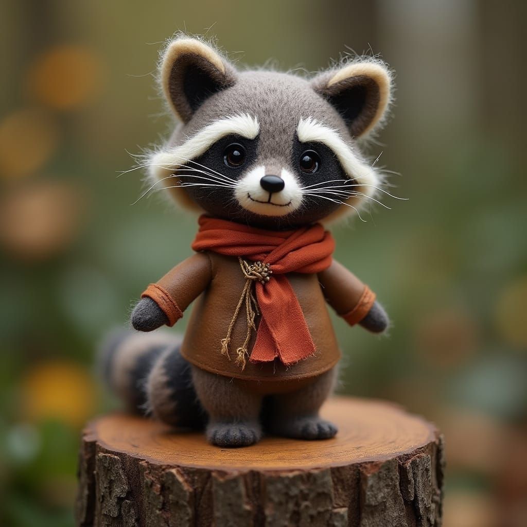 Raccoon doll