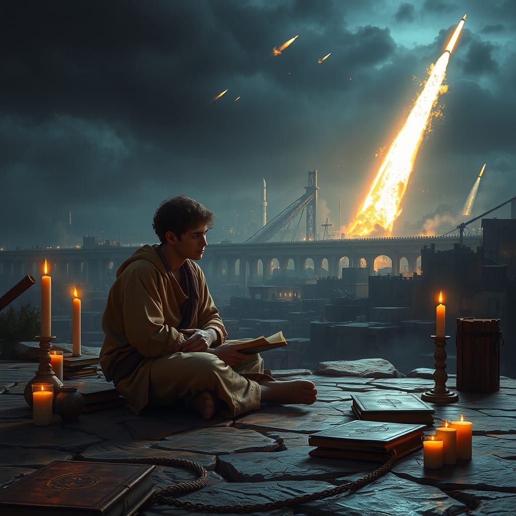 Ancient Cityscape Awaits Spiritual Revelation