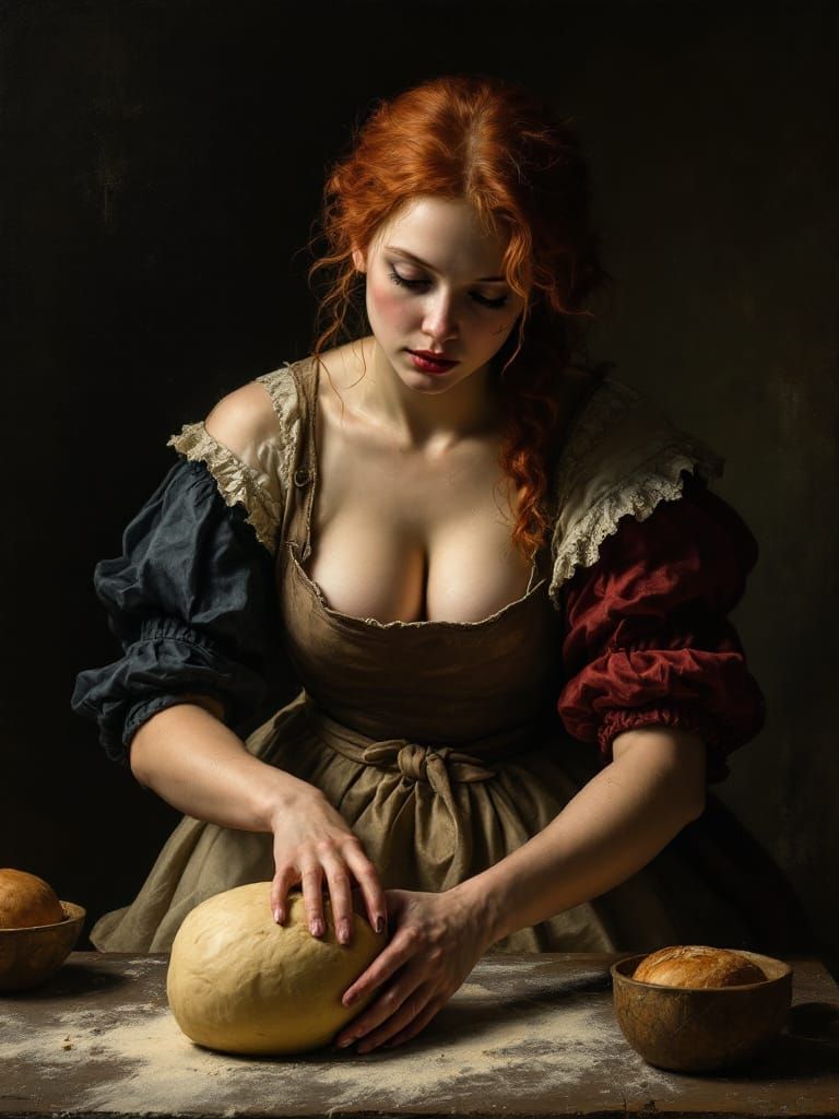 Baroque Baker with Gothic Flair: A Dangerous Elegance