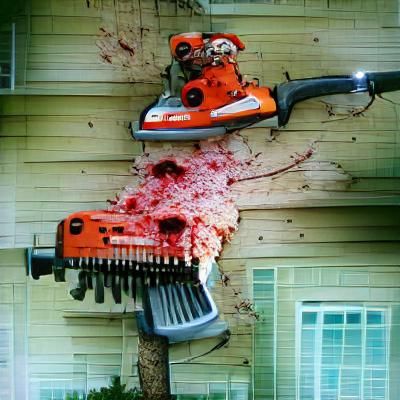 AI Interpretation of Chainsaw Massacre