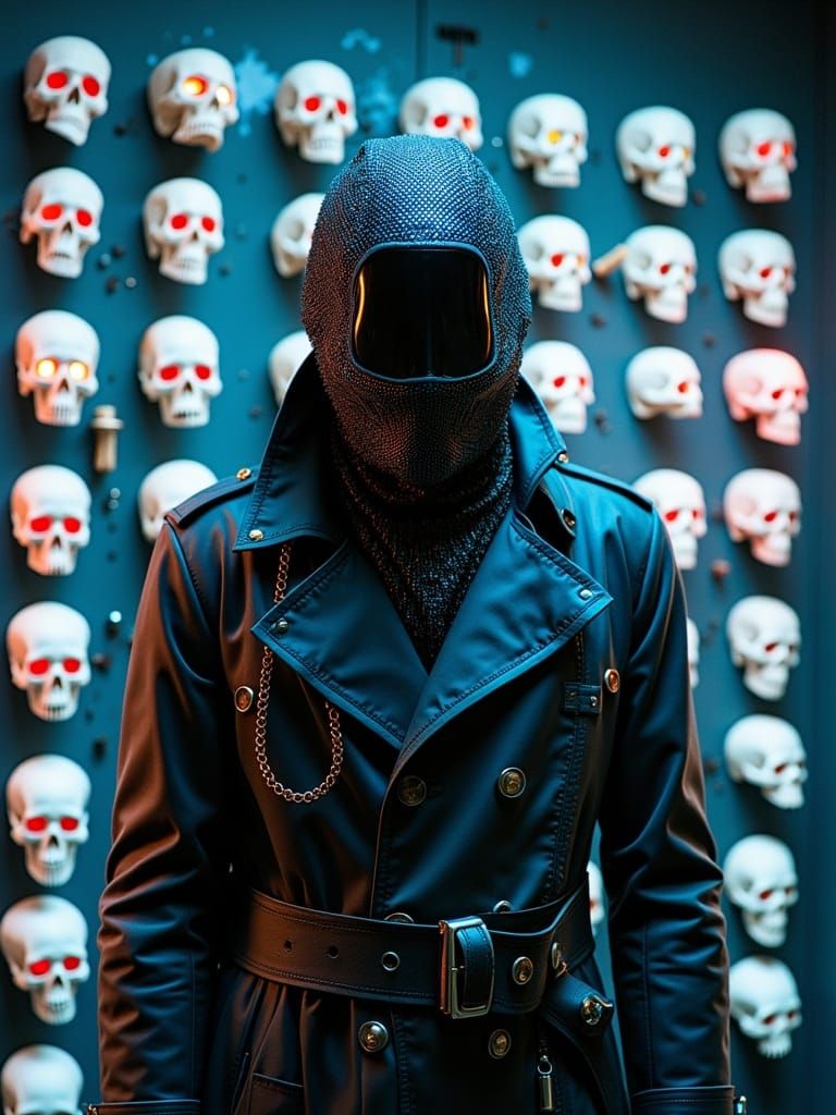 Cyberpunk Detective in a Neon Cityscape