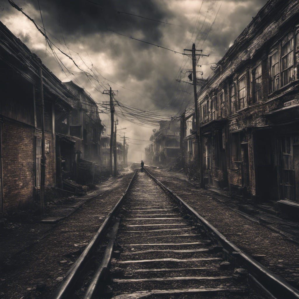 Evocative Image of Heavy Depression in Hyperrealistic Style