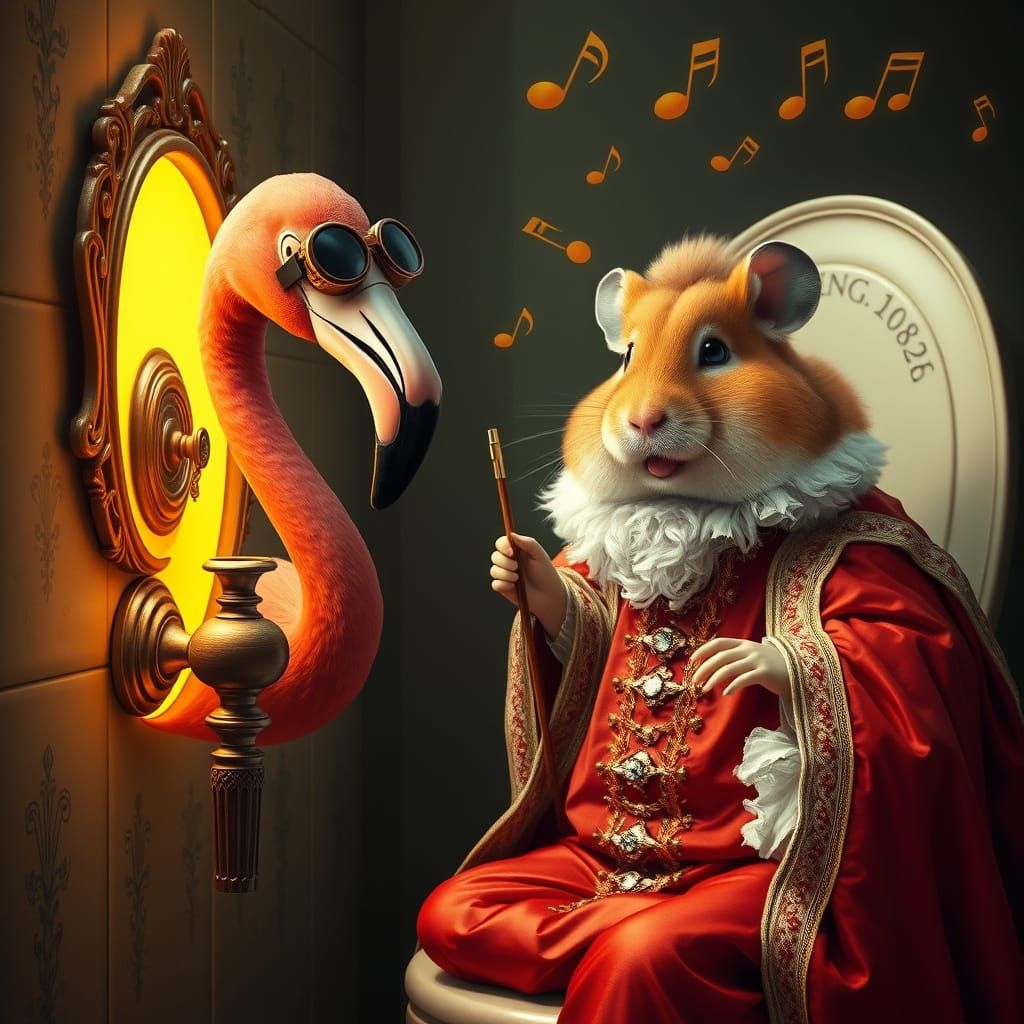 Flamingo Rescues Mozart: A Baroque Time-Travel Adventure