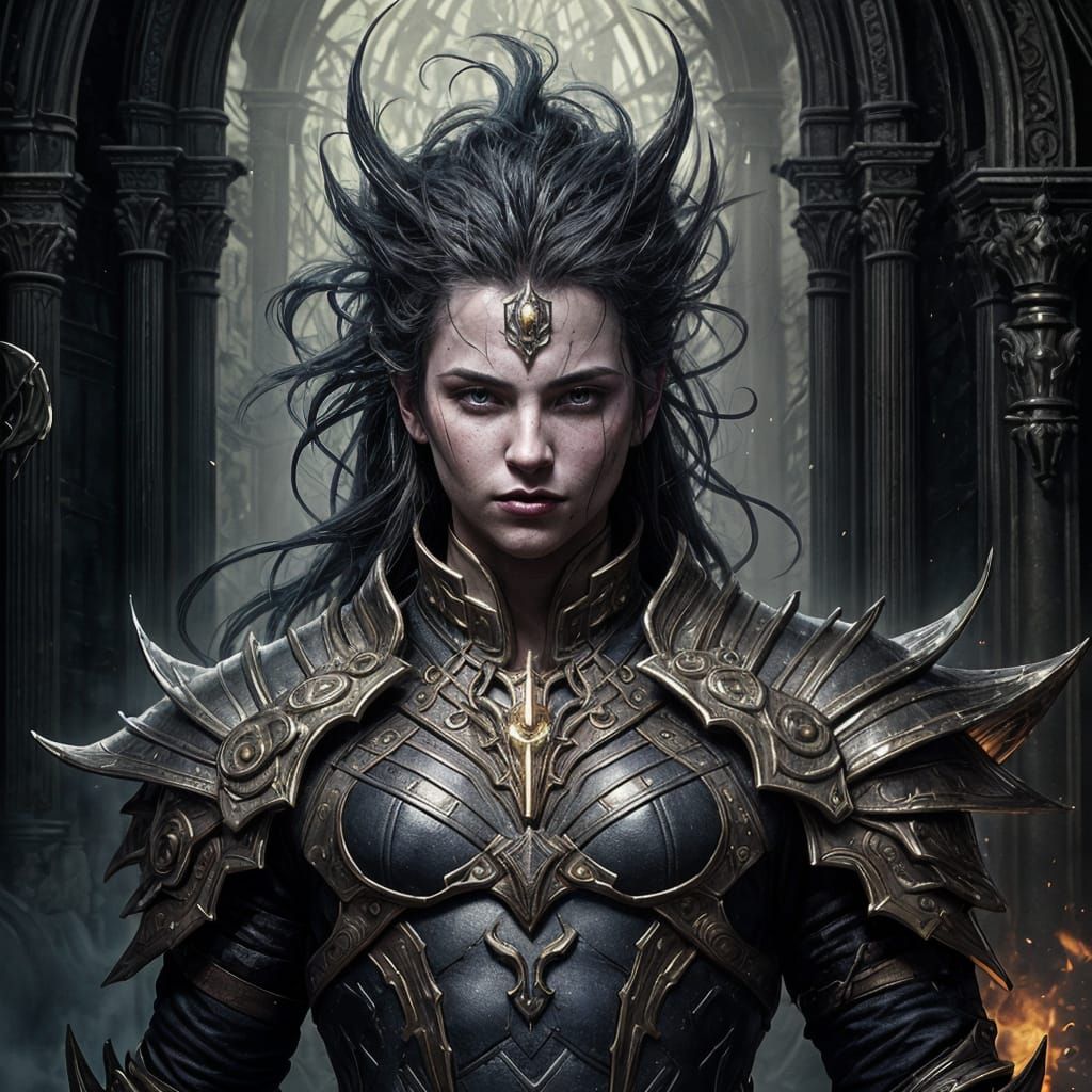 Dark Fantasy Art: Shadow Weaver in Unreal Engine