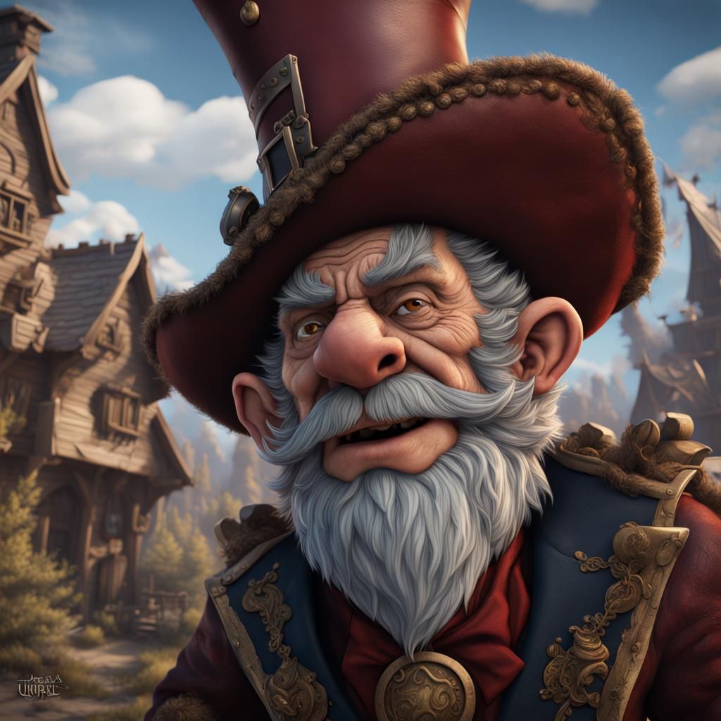 Detailed Matte Painting of Stinky Pete