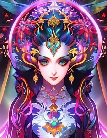 Victorian Fairytale Garden in Clockpunk Solarpunk Style