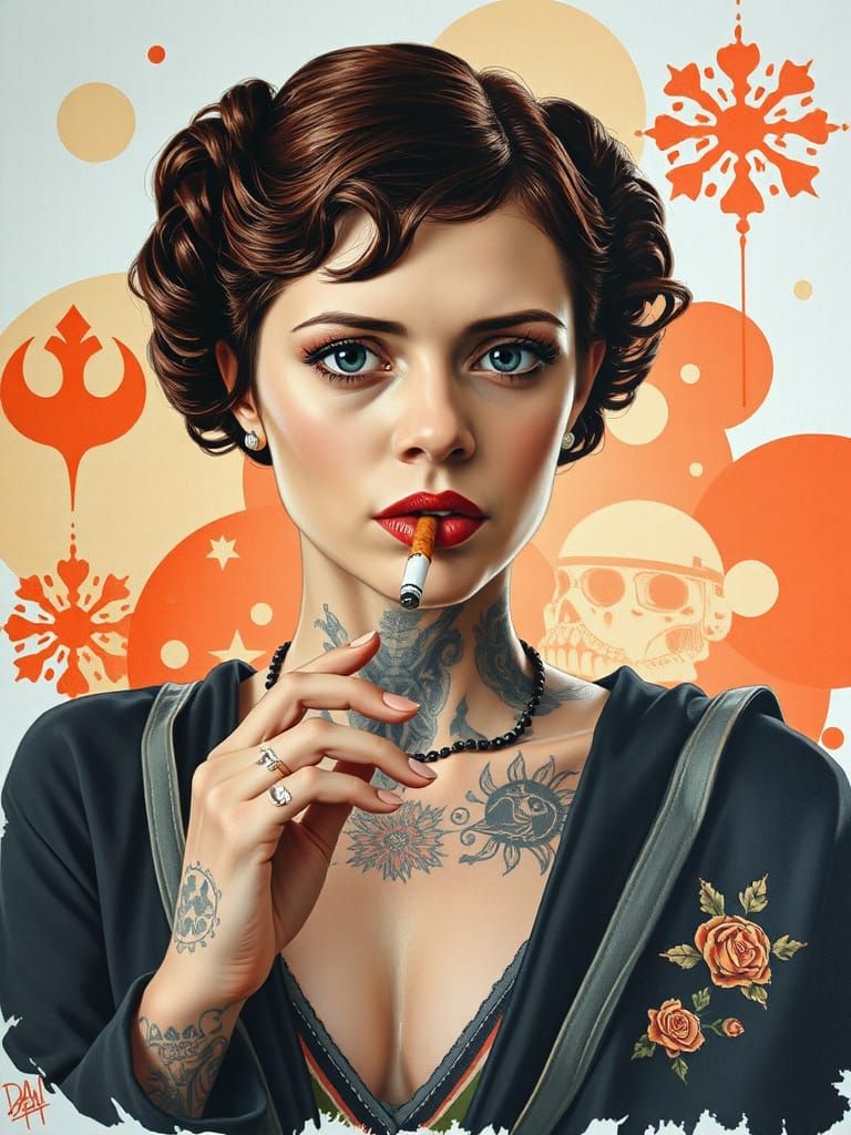 Cyberpunk Princess Leia