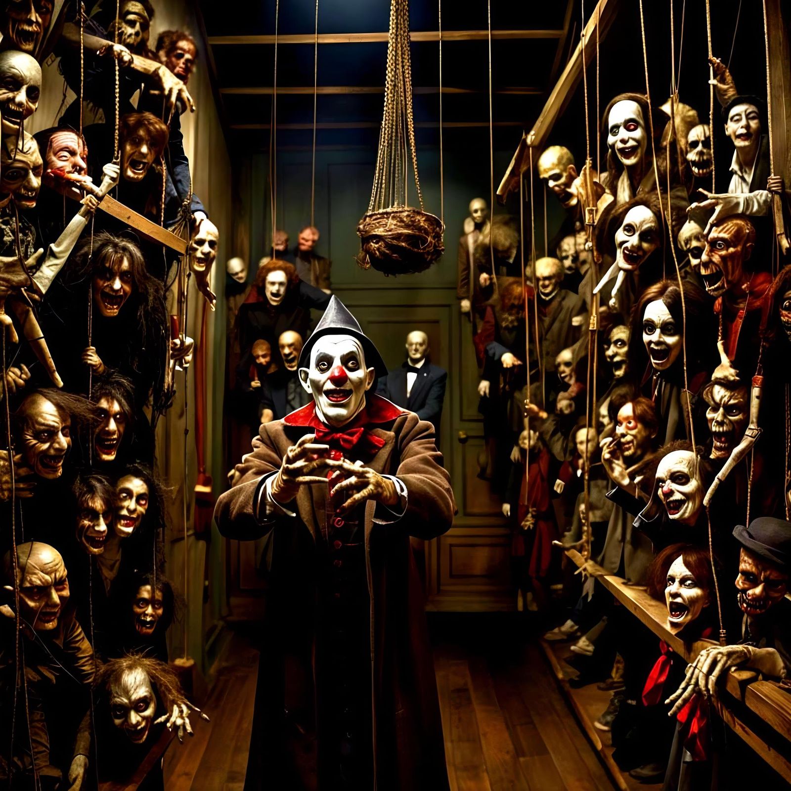 Terrifying Puppet Museum with Scary Marionettes