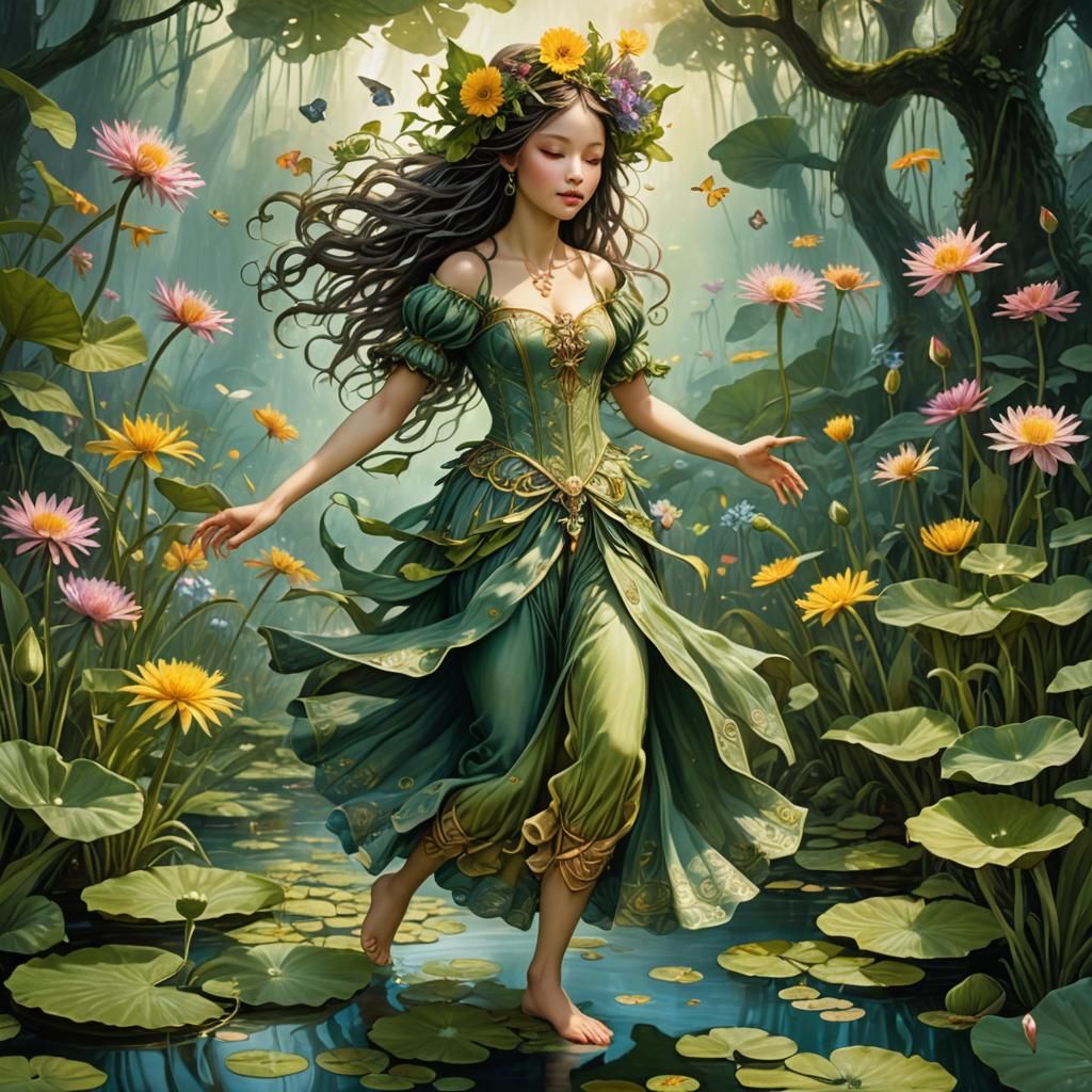 Dancing Flowerfolk