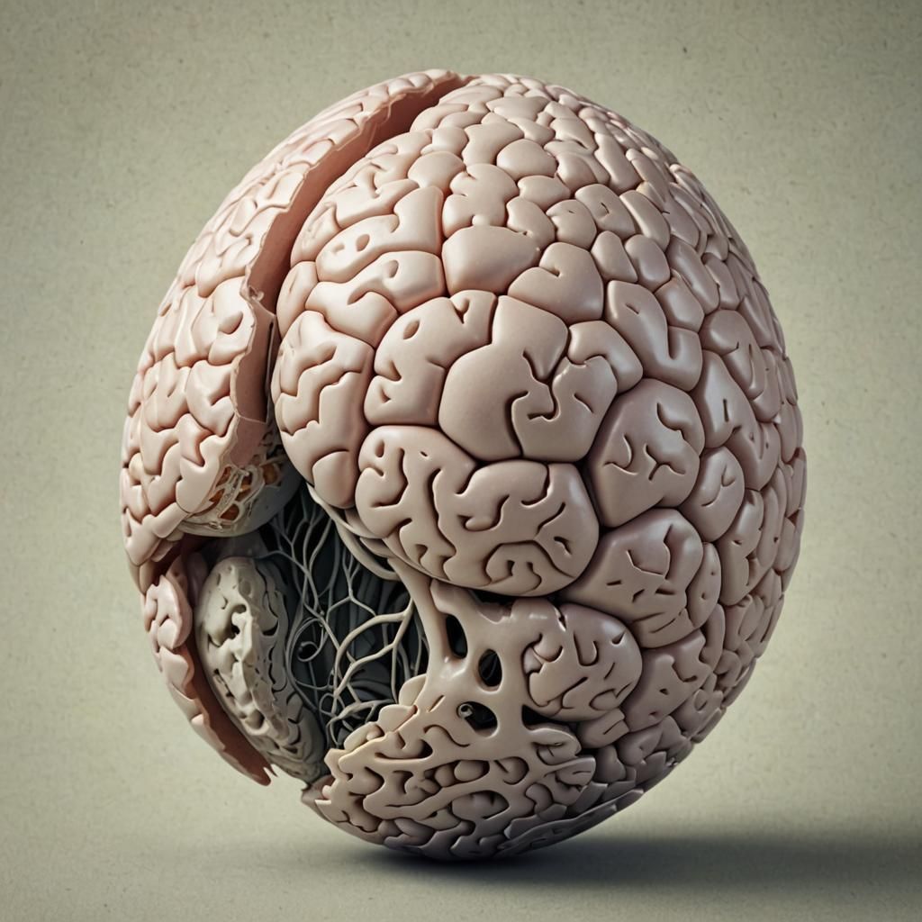 Brain Egg Generated by AI