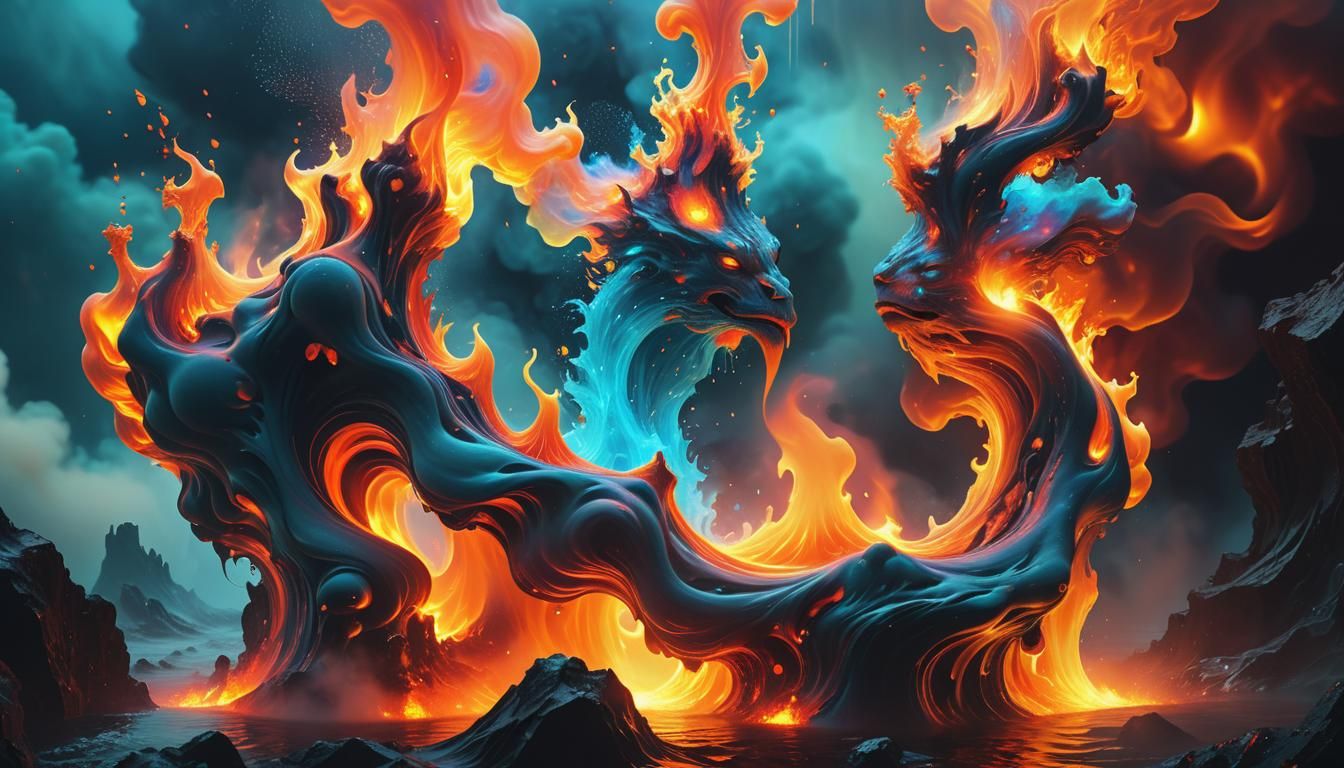 Elemental Star-Shaped Gemstones in Surreal Colors