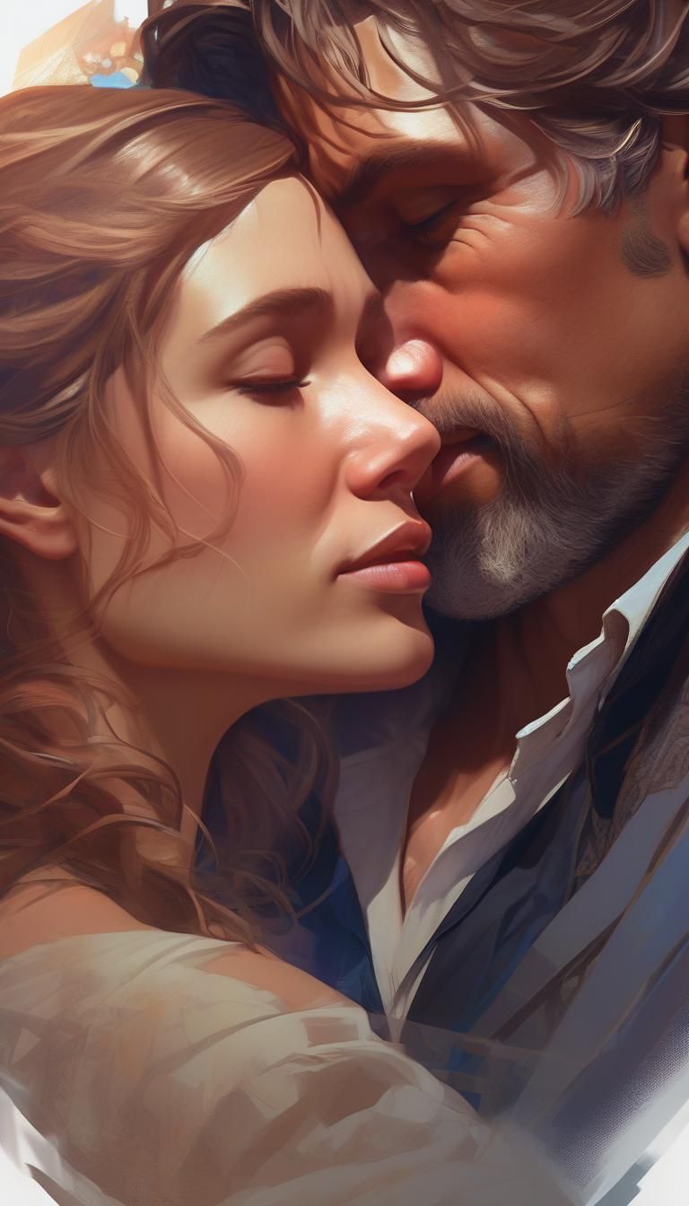 Intimate Portrait of a Couple in Love