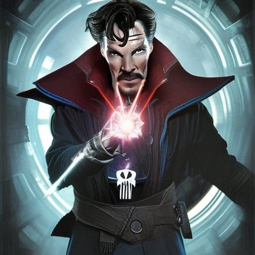 Doctor Strange as The Punisher in Sinister Style
