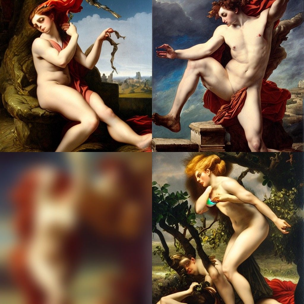 Neoclassical Portrait in the Style of Girodet