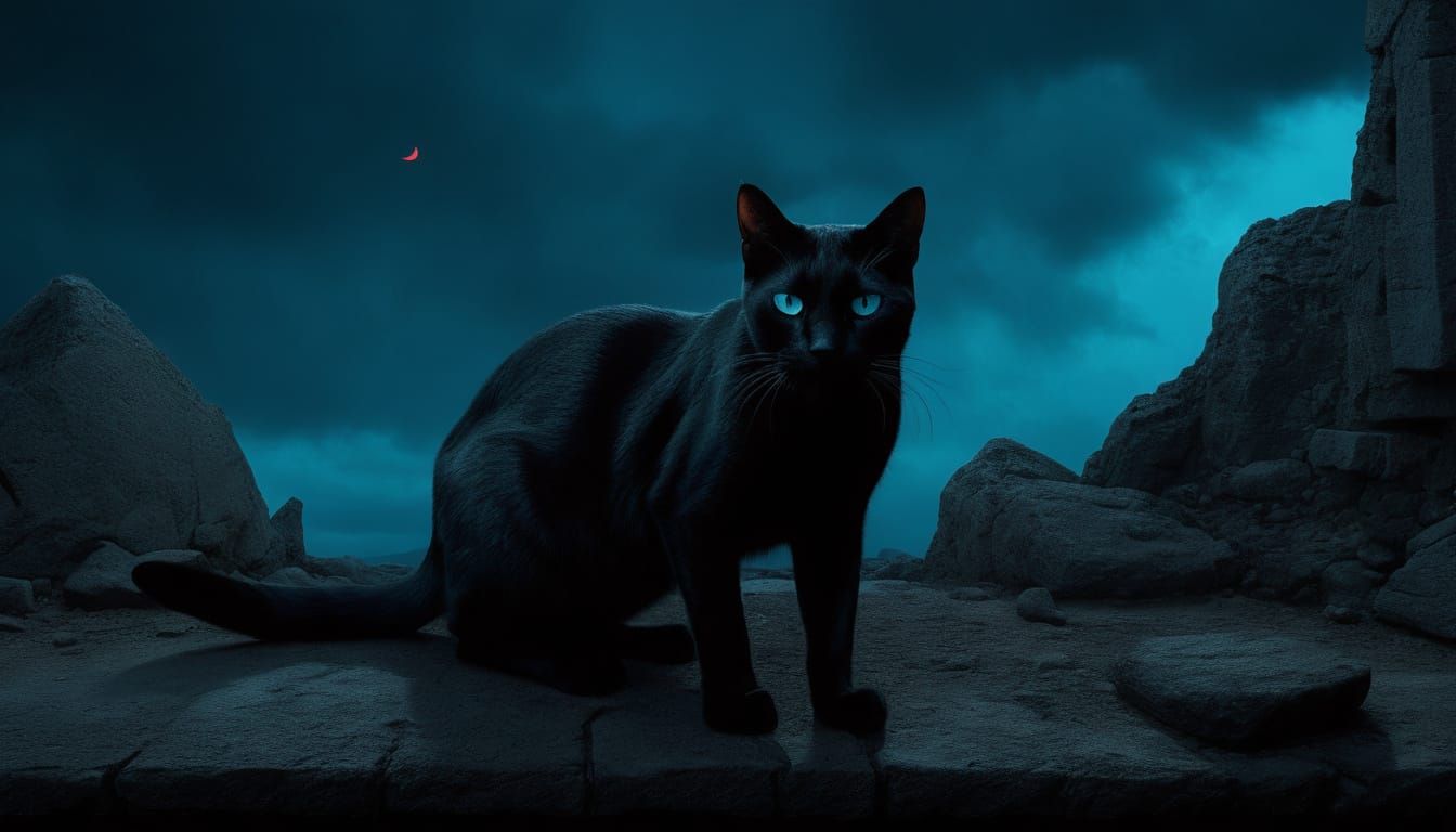 Hyper-Realistic Leaden Cat Masterpiece