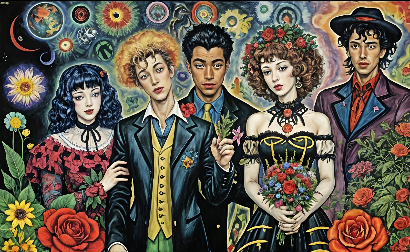 Vampires in a Kaleidoscopic Garden of Dark Wonder