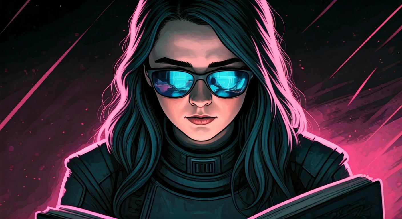 Maisie Williams as Ashildr in Futuristic Dystopian Portrait