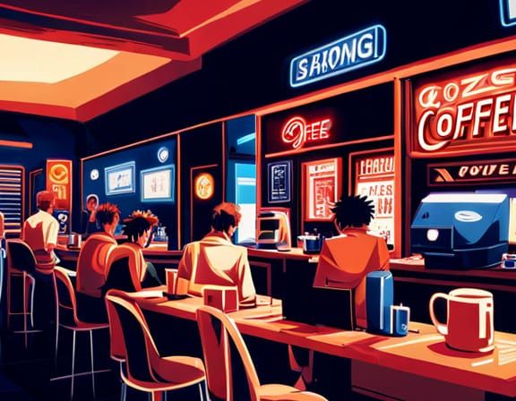 Coffee Shop in Orbit