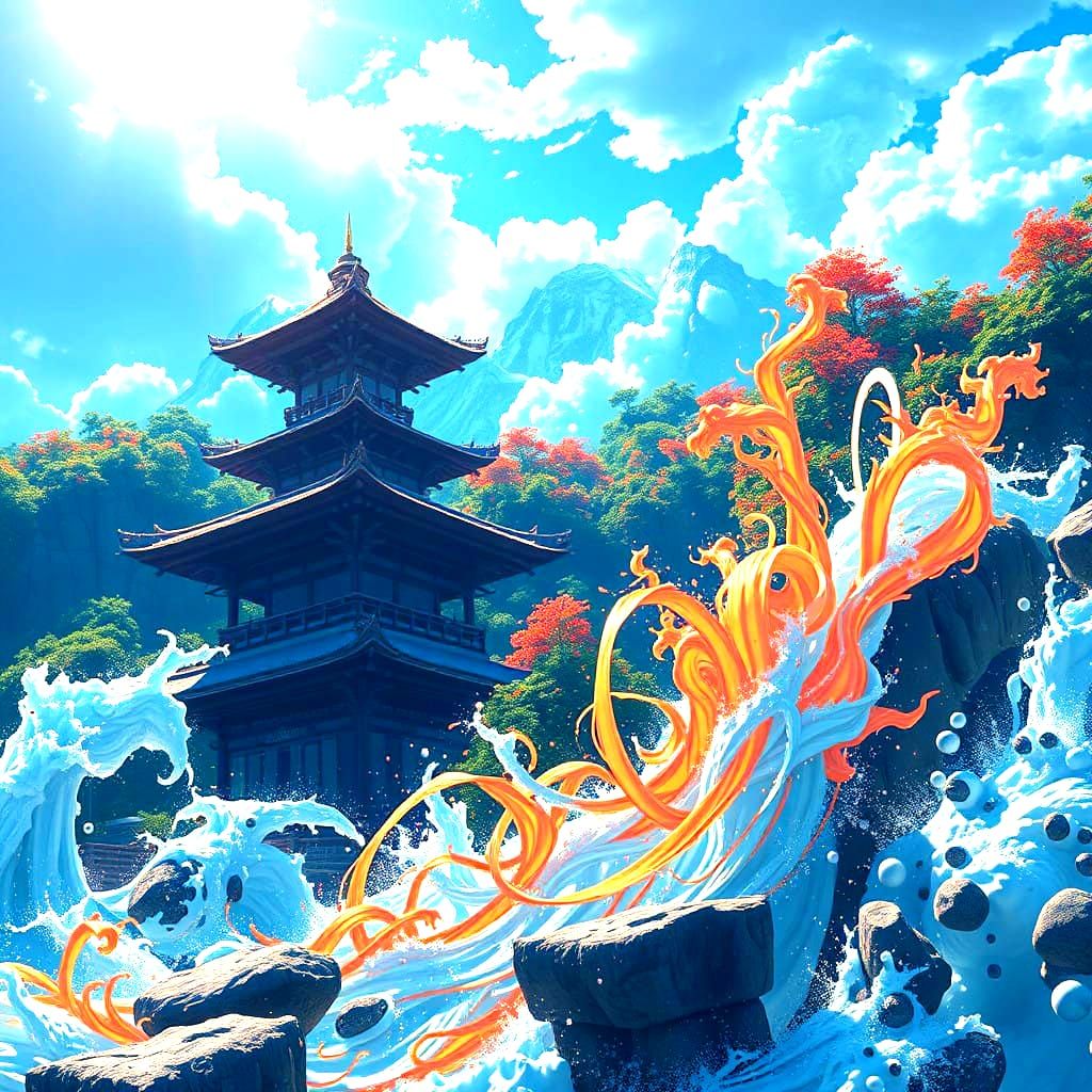 Magical Japanese Fantasy World in Vibrant Unreal Engine 5