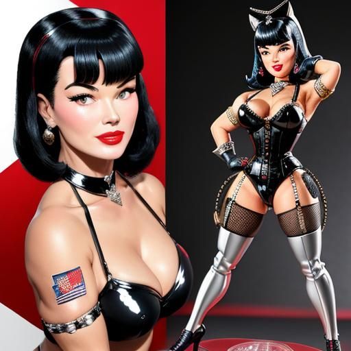 Bettie Page Bobblehead Figurine