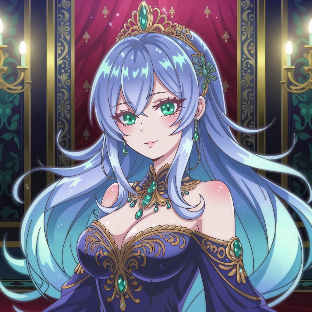 Anime Princess Tequila in Regal Splendor