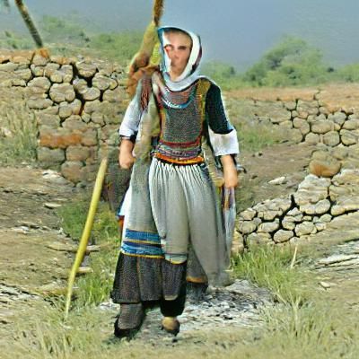 AI-Generated Image of Ardanian Peasant Woman