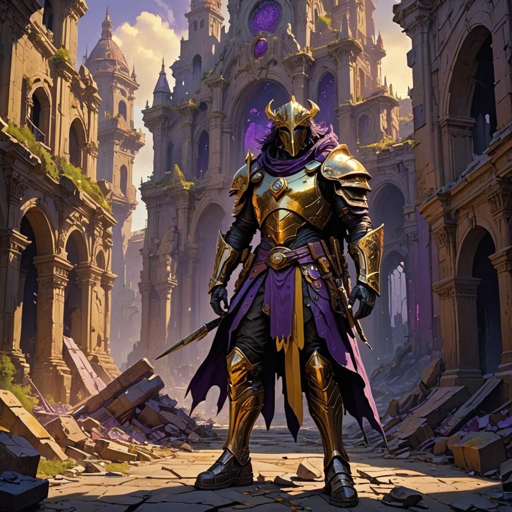 Barbareon in Mystical City, Art Nouveau Style