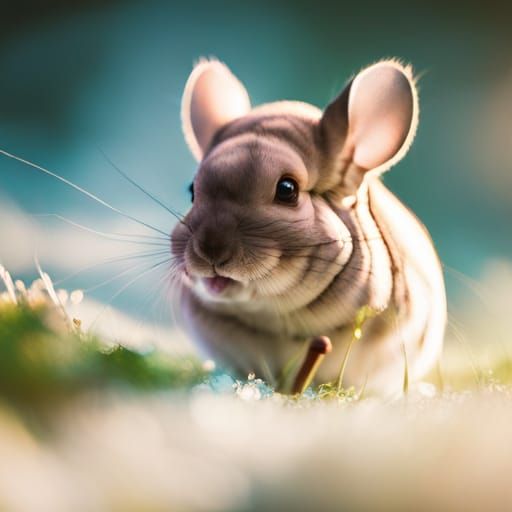 Glass-Blown Chinchilla: Professional Photography