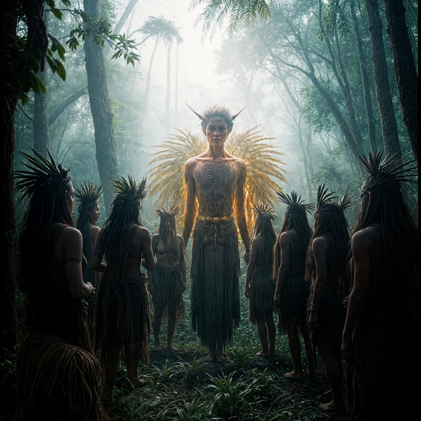 Primitive Society Meets Alien Encounter in Amazonia