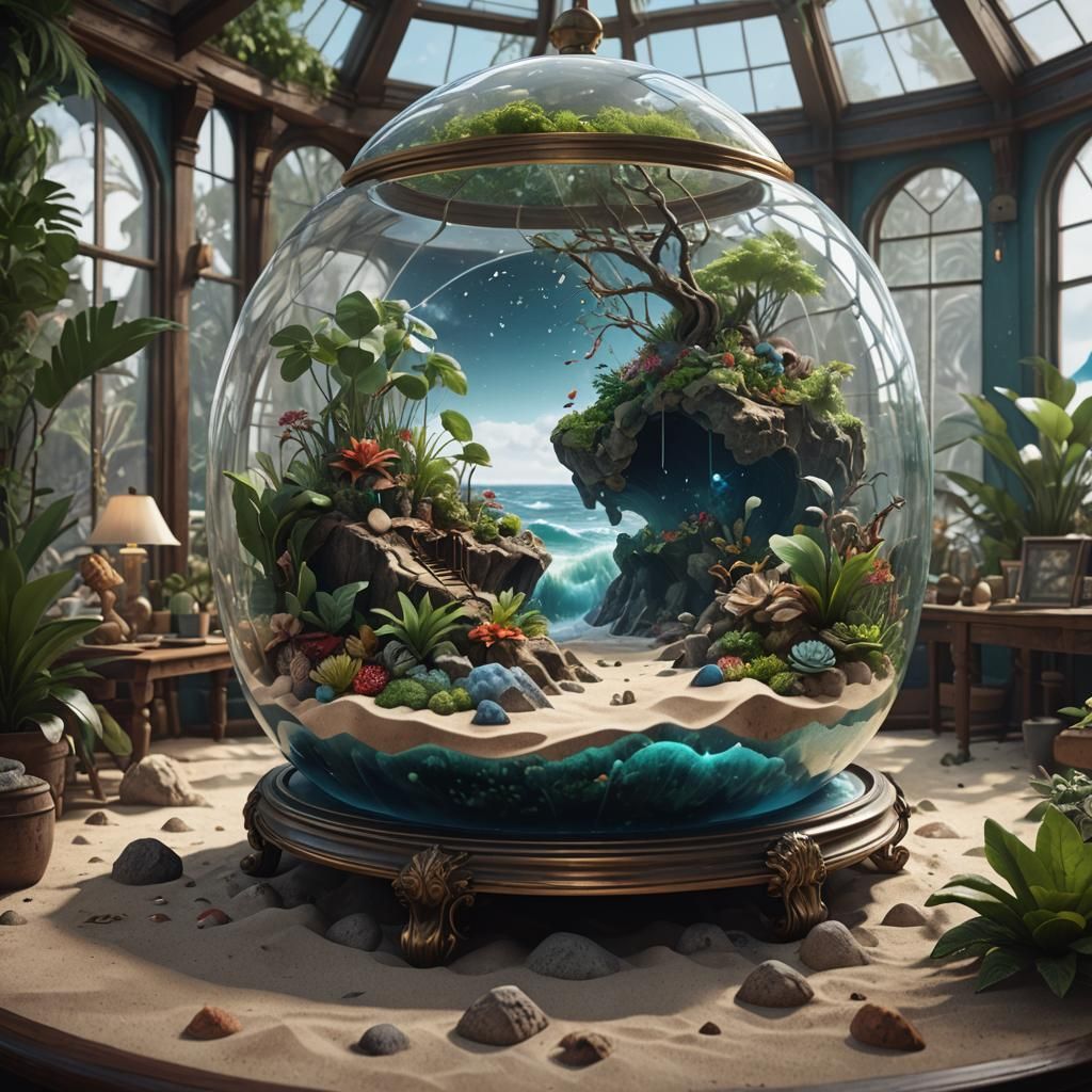 Beach Terrarium: Fantastical Matte Painting in Unreal Engine
