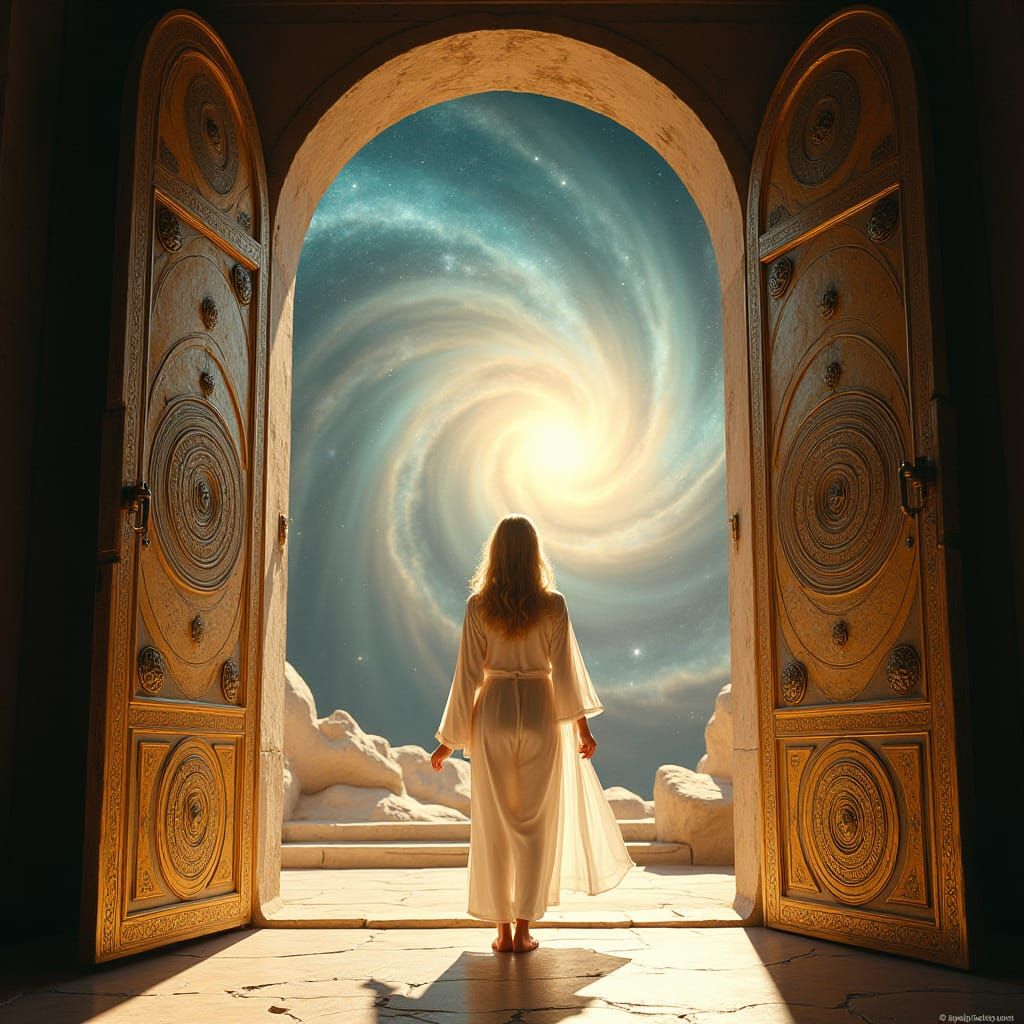 Celestial Doorway: A Universe Unfolds