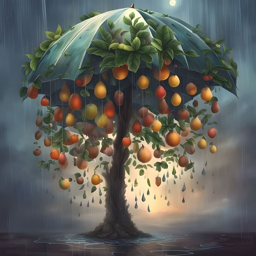 Umbrella Tree Generated by AI