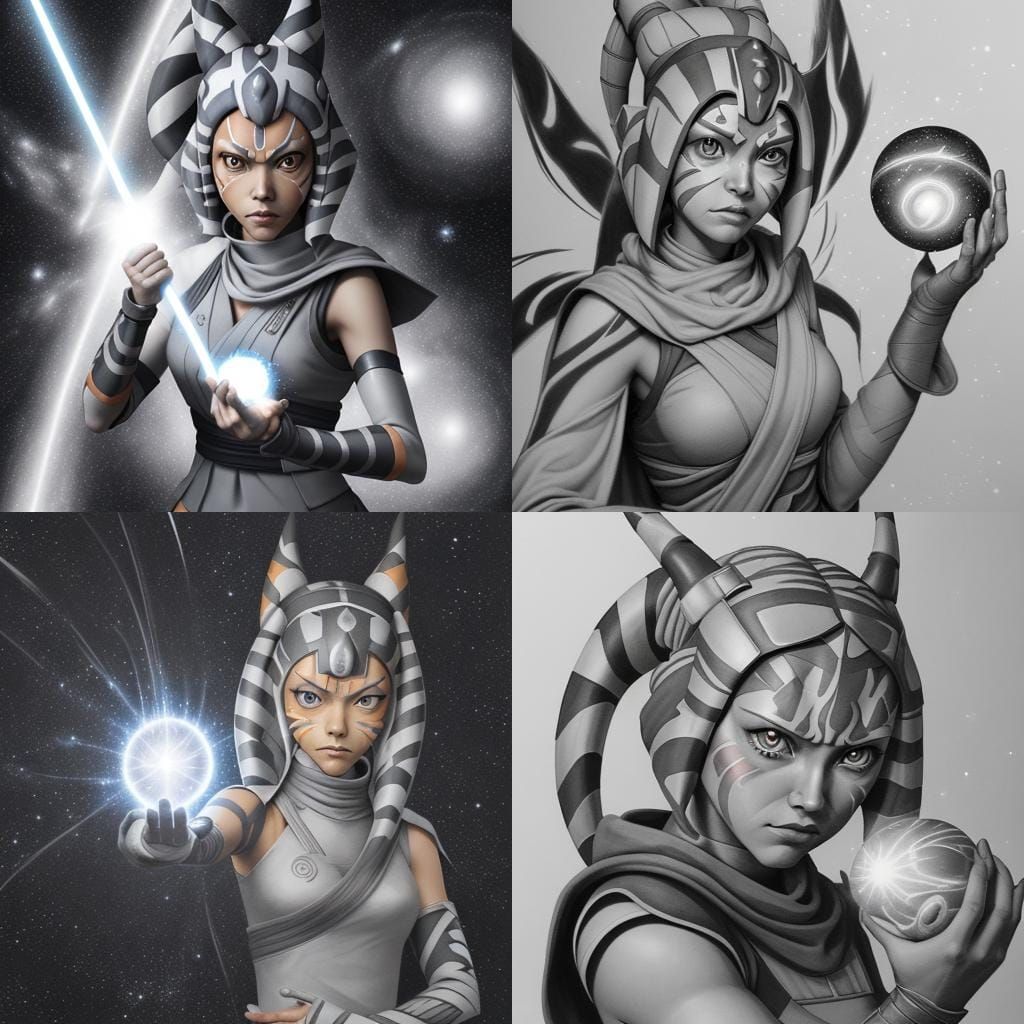 Ahsoka Tano as Naruto with Galaxy Orb