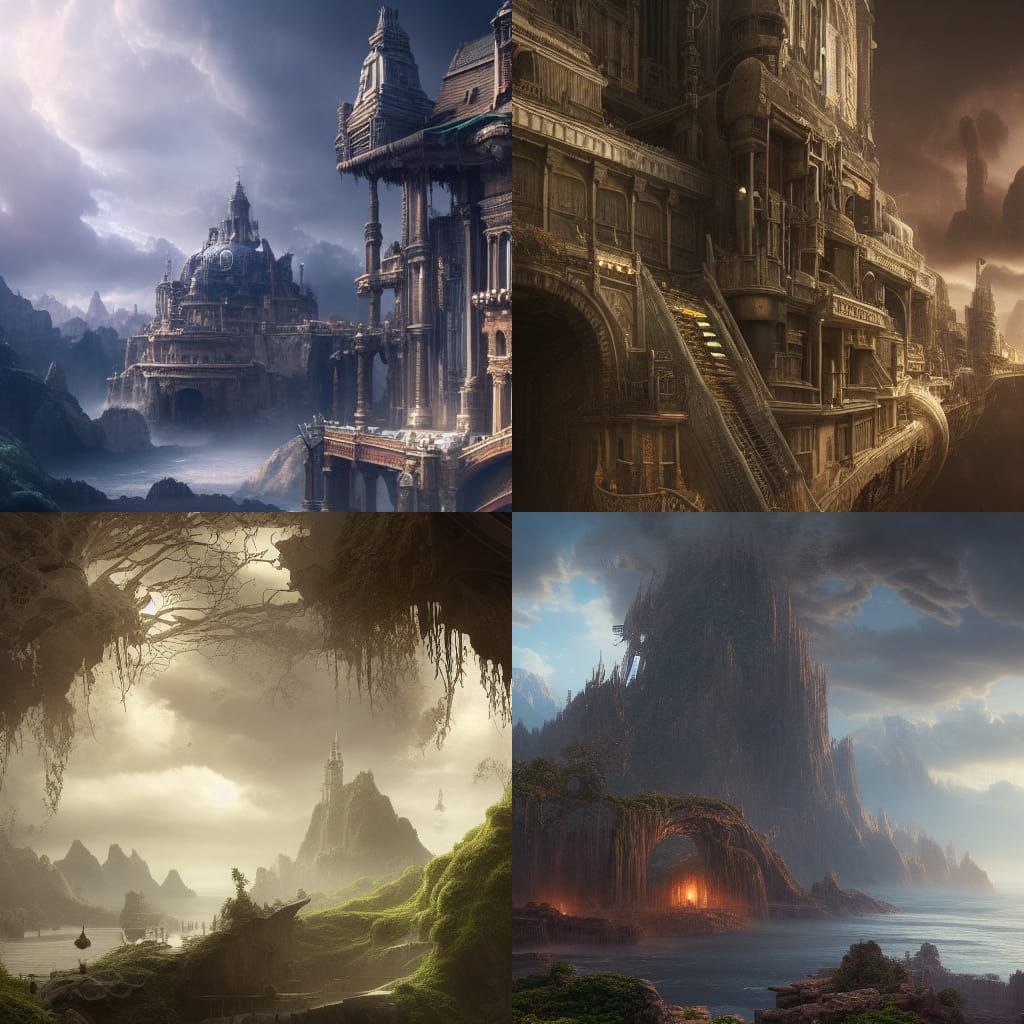 Epic Cinematic Digital Matte Painting