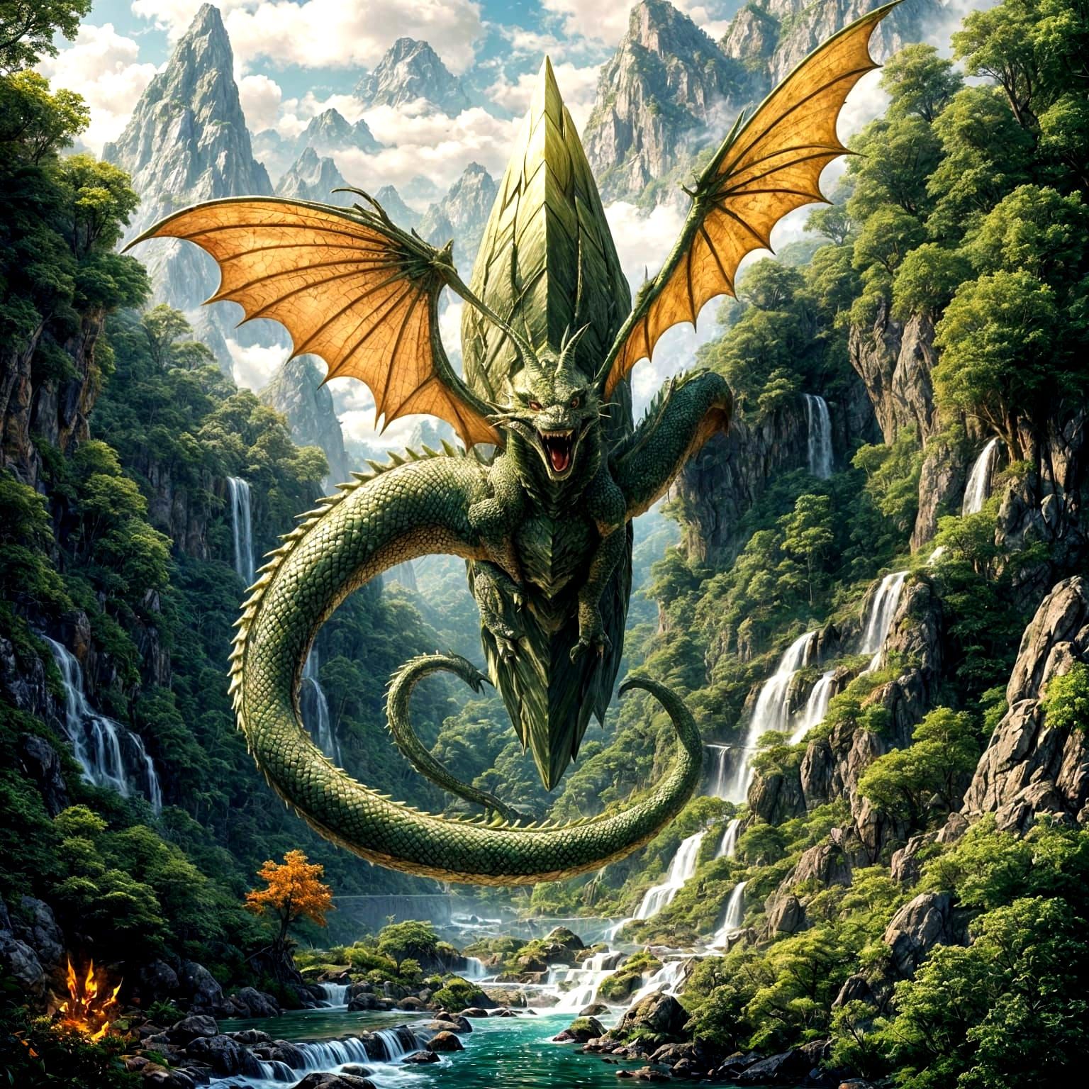 "Dragon of the Split Crystal"