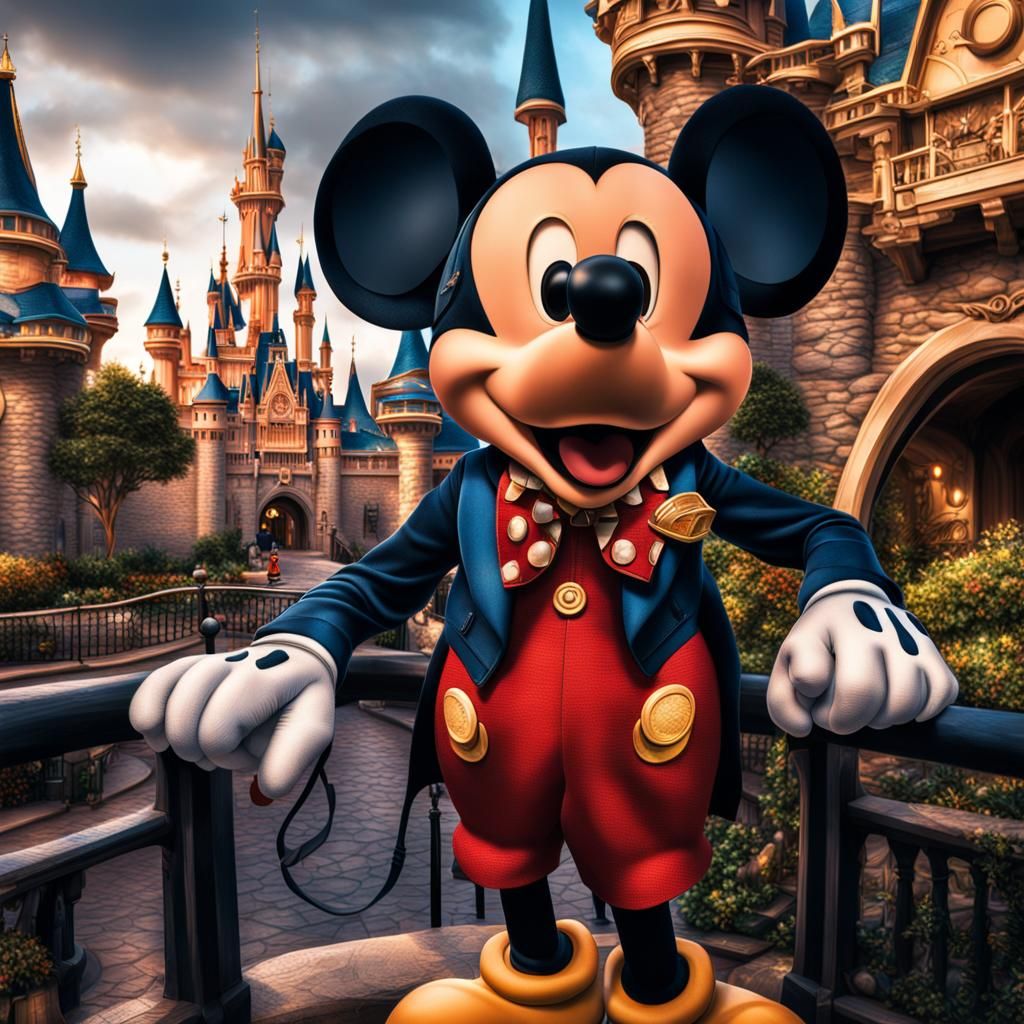 Hyperrealistic Disney Animation Still in HDR