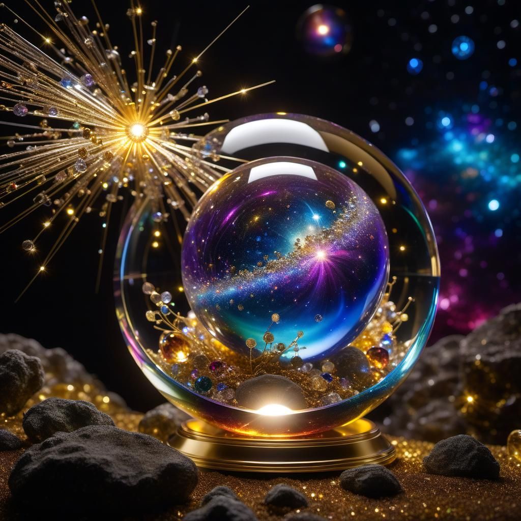 Shimmering Orb of Omnipresence: A Crystal Universe