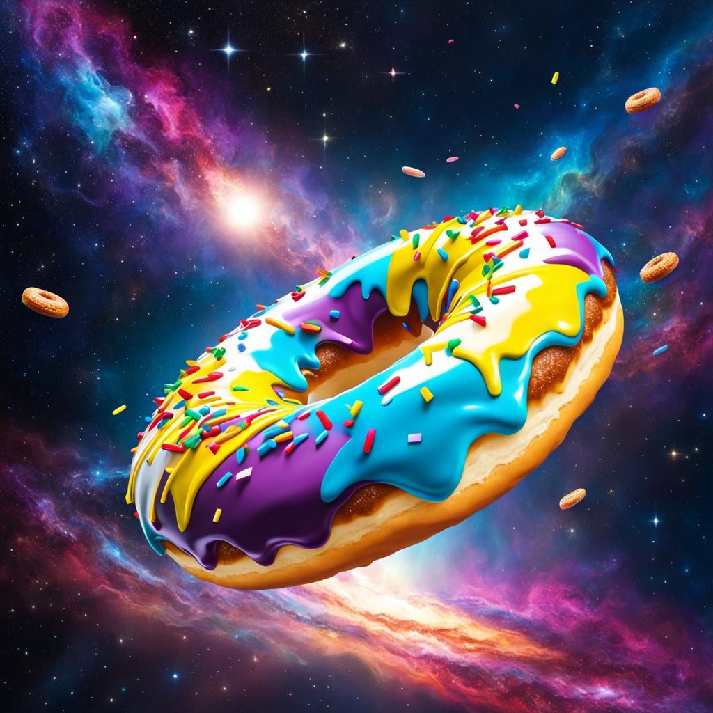 Donut in Space: Psychedelic Holographic Art