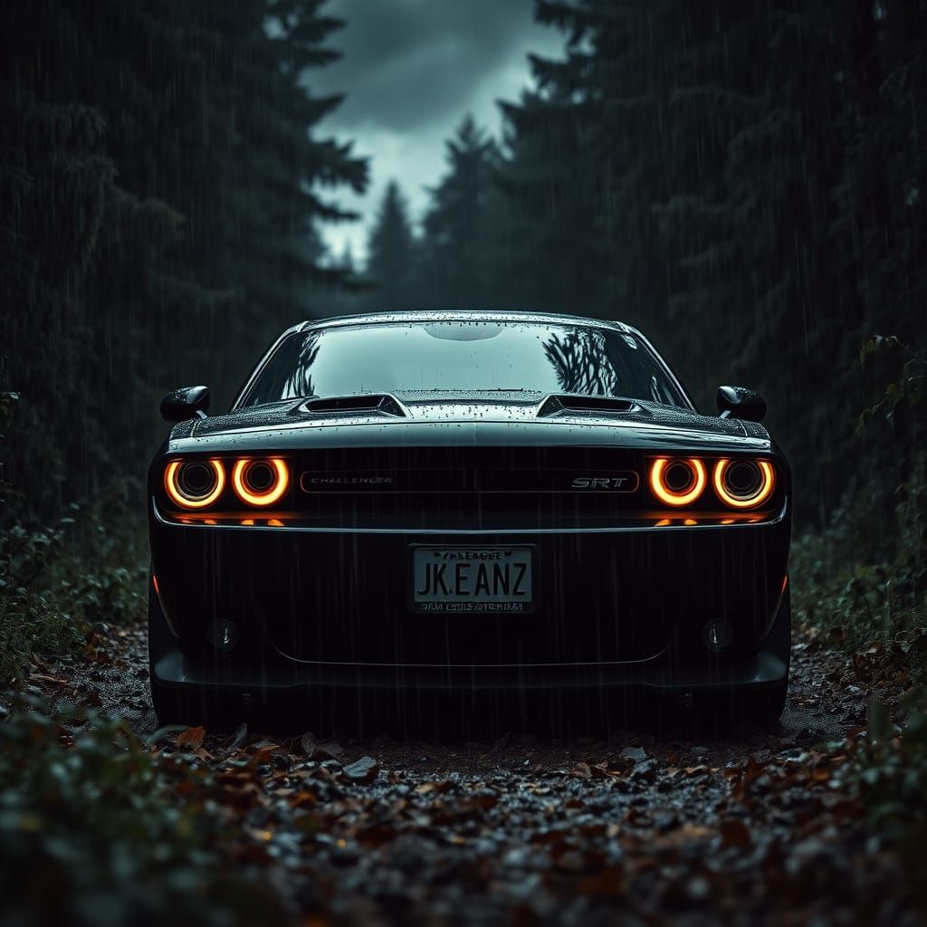 Dodge Challenger SRT in Dark Forest, Ultra HD