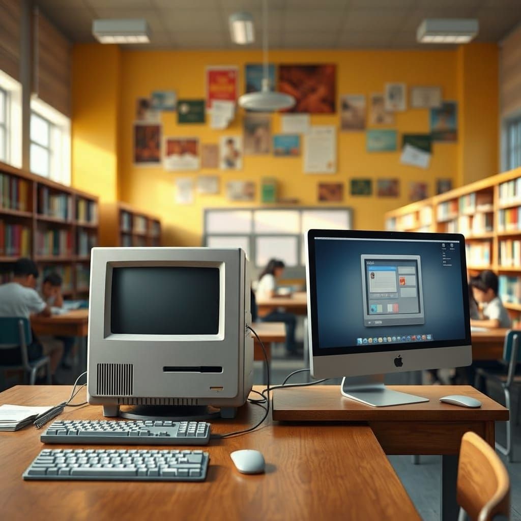 Macintosh Evolution: 90s vs Modern iMac