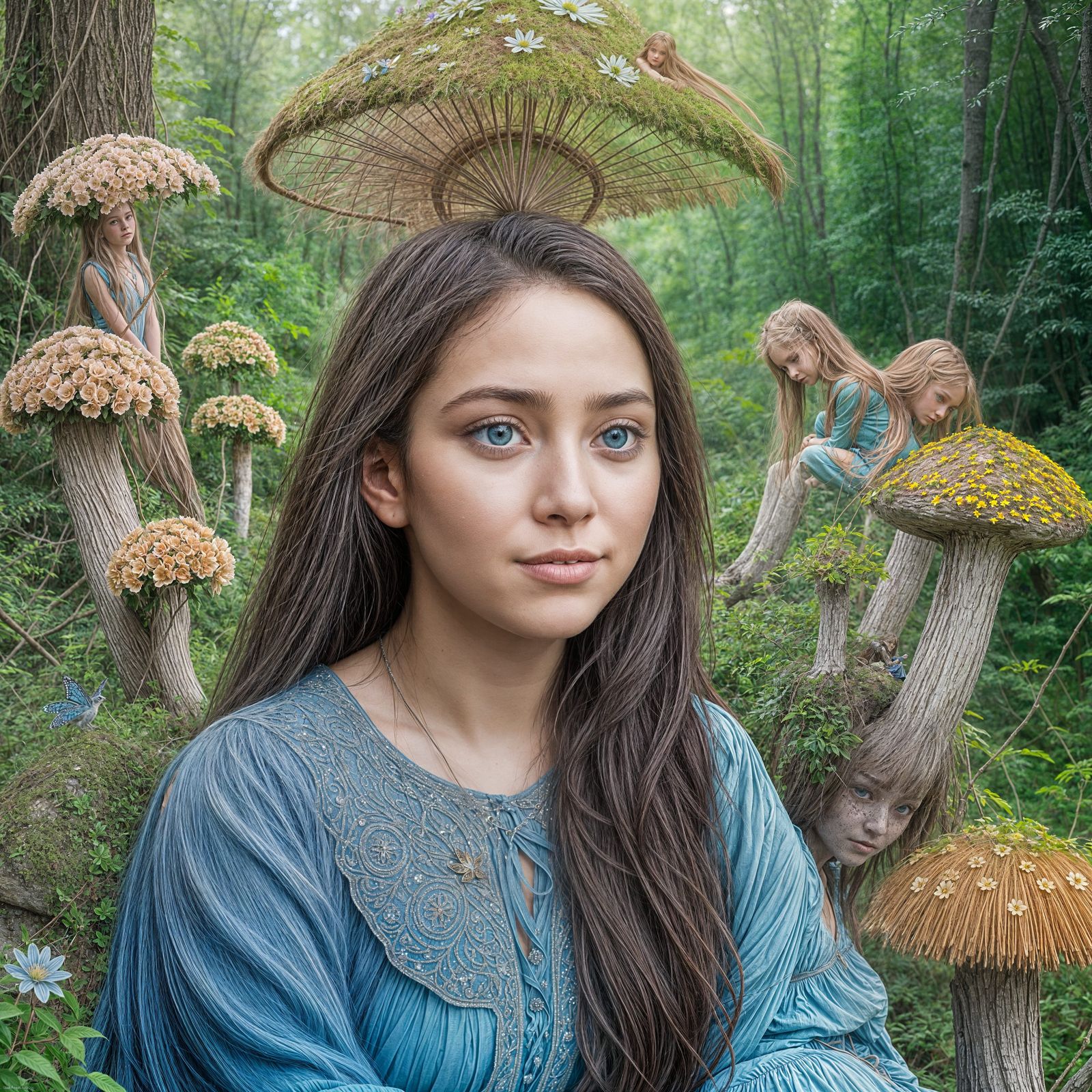 Beautiful Fairy in a Land of Wonder