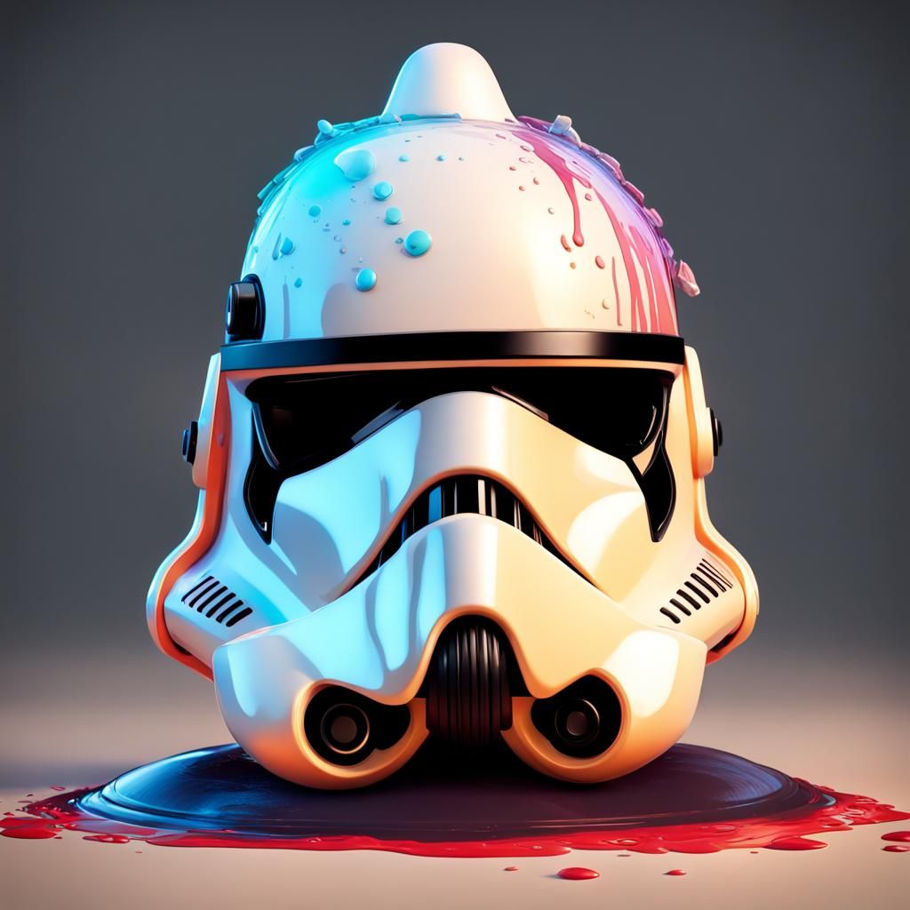 Hyperrealistic Cone Trooper Concept Art
