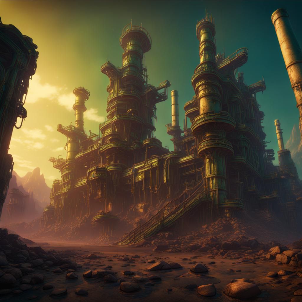 Legendary Uranium in Detailed Matte Painting Style