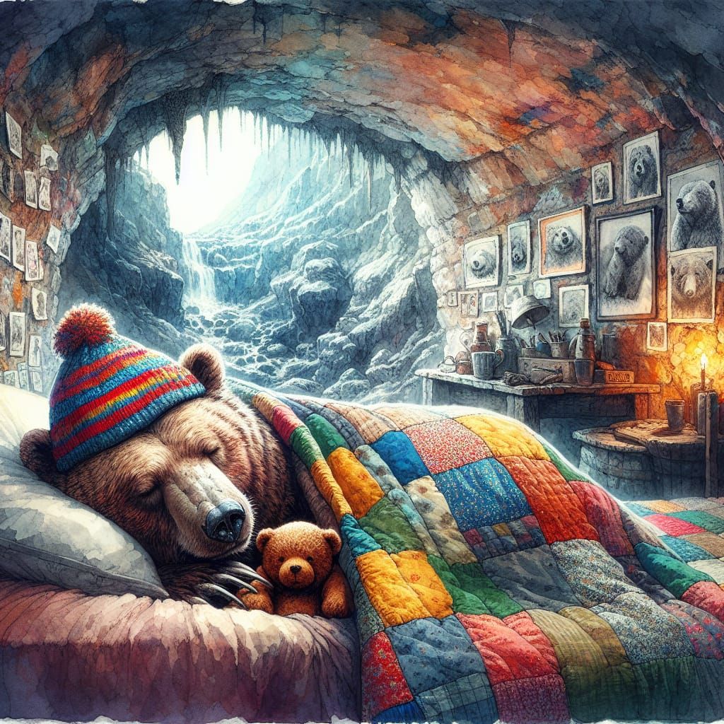 Koda settles down for a Long Winters Nap